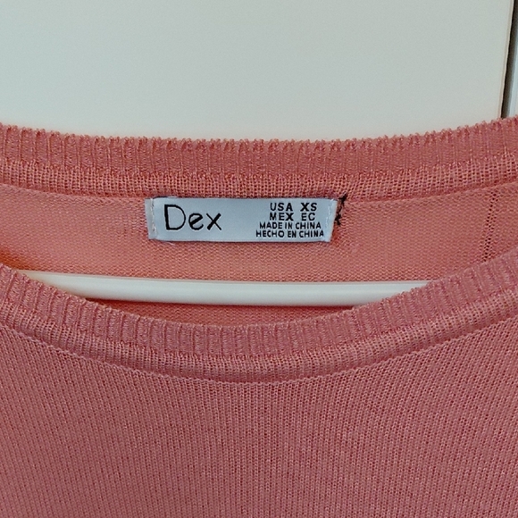 Dex Pink Crew Neck Sweater - Picture 2 of 5